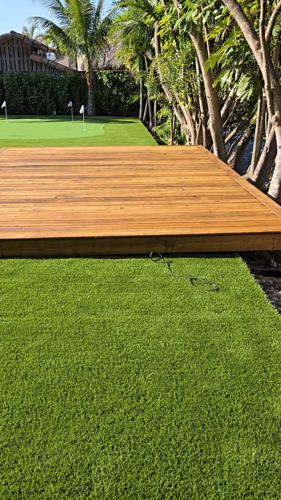 Backyard after M&R Outdoor Living