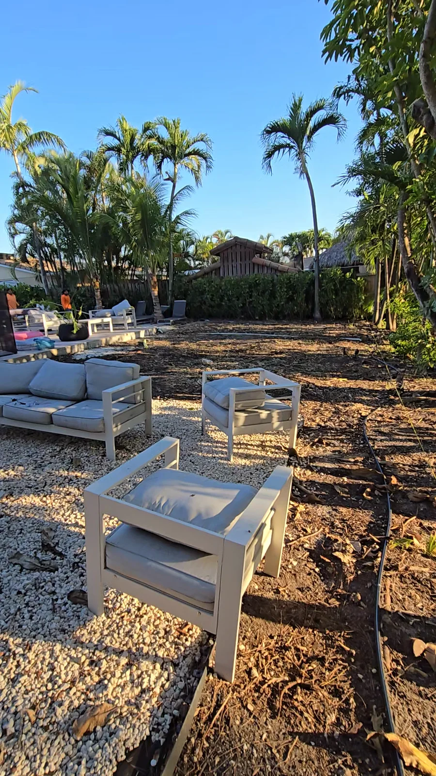 Backyard before M&R Outdoor Living